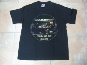 Rammstein čierne pánske tričko 100%bavlna 
