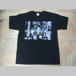 Nirvana čierne pánske tričko 100%bavlna 