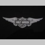 Rebel Soul Harley Davidson čierne pánske tričko materiál 100% bavlna