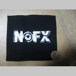 NOFX  potlačená nášivka rozmery cca. 12x6cm (po krajoch neobšívaná)