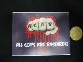 A.C.A.B. nálepka 10x7cm