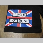 Punks not Dead teplákové kraťasy s tlačeným logom