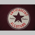 Antifascist All stars - Freedom Fighters pánske tričko s obojstrannou potlačou 100%bavlna značka Fruit of The Loom