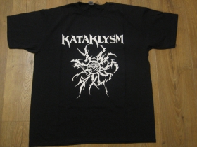 Kataklysm čierne pánske tričko materiál 100% bavlna