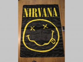 Nirvana vlajka rozmery cca. 110x75cm materiál 100%polyester