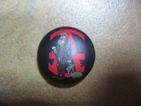 Anarchy punkáč so psom  odznak priemer 25mm