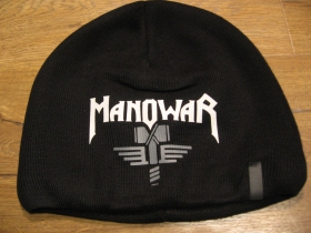 Manowar zimná čiapka 100%akryl univerzálna veľkosť  tlačené logo