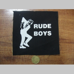 Rude Boys potlačená nášivka (po krajoch neobšívaná)