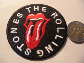 The Rolling Stones nažehľovacia vyšívaná nášivka (možnosť nažehliť alebo našiť na odev) materiál 100%bavlna 