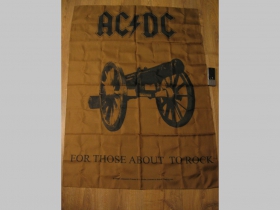 AC/DC vlajka rozmery cca. 110x75cm materiál 100%polyester