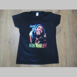 Bob Marley čierne dámske tričko 100%bavlna