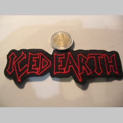 Iced Earth nažehľovacia vyšívaná nášivka (možnosť nažehliť alebo našiť na odev) materiál 100%bavlna 