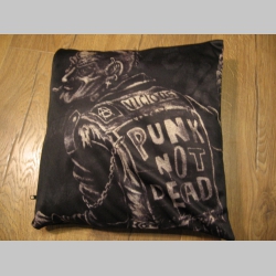 Punks not Dead vankúšik rozmery cca.30x30cm materiál 100%polyester