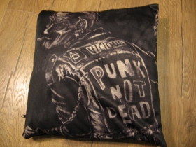 Punks not Dead vankúšik rozmery cca.30x30cm materiál 100%polyester