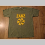 ŽANŽ - Ži a nechaj žiť  p&aacute;nske tričko materi&aacute;l 100% bavlna značka Fruit of The Loom