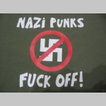 Dead Kennedys - Nazi Punks Fuck Off!  mikina s kapucou stiahnutelnou šnúrkami a klokankovým vreckom vpredu 