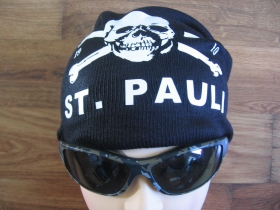St. Pauli   Zimná čiapka na založenie v zátylku s tlačeným logom univerzálna veľkosť 65%akryl 35%vlna