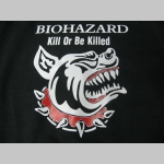 Biohazard  čierne pánske tričko 100%bavlna 