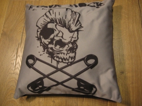 Punks not Dead vankúšik rozmery cca.30x30cm materiál 100%polyester