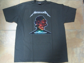 Metallica  šedé pánske tričko 100%bavlna