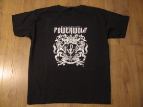 Powerwolf čierne p&aacute;nske tričko 100%bavlna