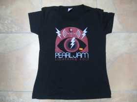 Pearl Jam - Lightning Bolt dámske čierne tričko 100%bavlna 