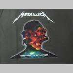 Metallica  šedé pánske tričko 100%bavlna