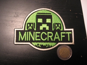 Minecraft - nažehľovacia vyšívaná nášivka - nažehlovačka (možnosť nažehliť alebo našiť na odev) materiál 100%bavlna