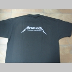 Metallica  šedé pánske tričko 100%bavlna