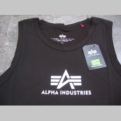 Alpha Industries tielko CLASSIC - čierne s bielym logom materiál 100%bavlna 