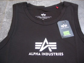 Alpha Industries tielko CLASSIC - čierne s bielym logom materiál 100%bavlna 