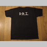 D.R.I.   čierne pánske tričko 100%bavlna 