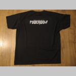 Powerwolf čierne p&aacute;nske tričko 100%bavlna