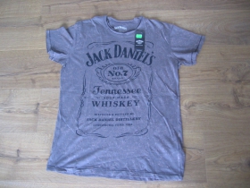 Jack Daniels pánske šedé tričko materiál 100% bavlna   posledný kus veľkosť M