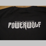 Powerwolf čierne p&aacute;nske tričko 100%bavlna