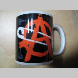Anarchy porcelánový pohár - šálka s uškom, objemom cca. 0,33L