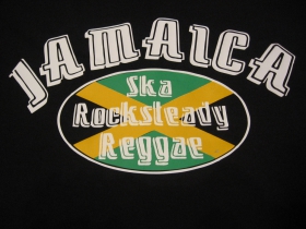 Jamaica SKA Rocksteady Reggae - chrbtová nášivka rozmery cca. 24x12cm  (po krajoch neobšívaná)