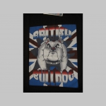 British Bulldog čierne pánske tričko materiál 90%viskóza 10% elastan