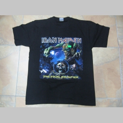 Iron Maiden - The Final Frontier,  čierne pánske tričko 100%bavlna 