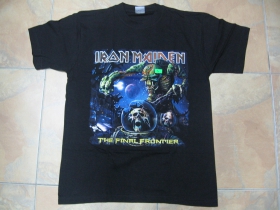 Iron Maiden - The Final Frontier,  čierne pánske tričko 100%bavlna 
