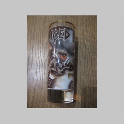 Iced Earth  sklenený pohárik " poldecák " s farebným motívom objem 0,05l  posledný kus!!!