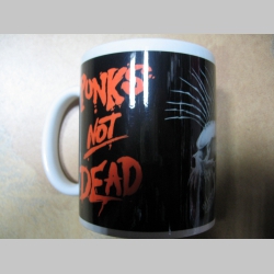 Punks not Dead porcelánový pohár - šálka s uškom, objemom cca. 0,33L