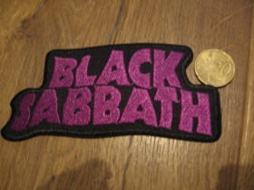 Black Sabbath nažehľovacia nášivka vyšívaná (možnosť nažehliť alebo našiť na odev)