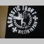 Agnostic Front  čierne teplákové kraťasy s tlačeným logom