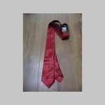 červenočierna kravata so vzorom SKA šachovnica - maximálna šírka 8cm minimálna šírka 3cm materiál 100% hodváb