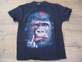 Gorila Tattoo  čierne pánske tričko materiál 100% bavlna