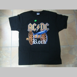 AC/DC čierne pánske tričko 100%bavlna