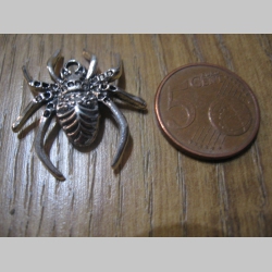 pavúk -  prívesok samostatný bez retiazky materiál: nikel