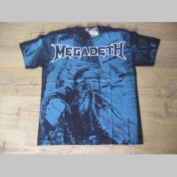 Megadeth čierne pánske tričko " Full Print " materiál 100% bavlna