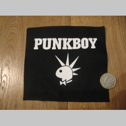Punk Boy  potlačená nášivka cca.12x12cm (po krajoch neobšívaná)
